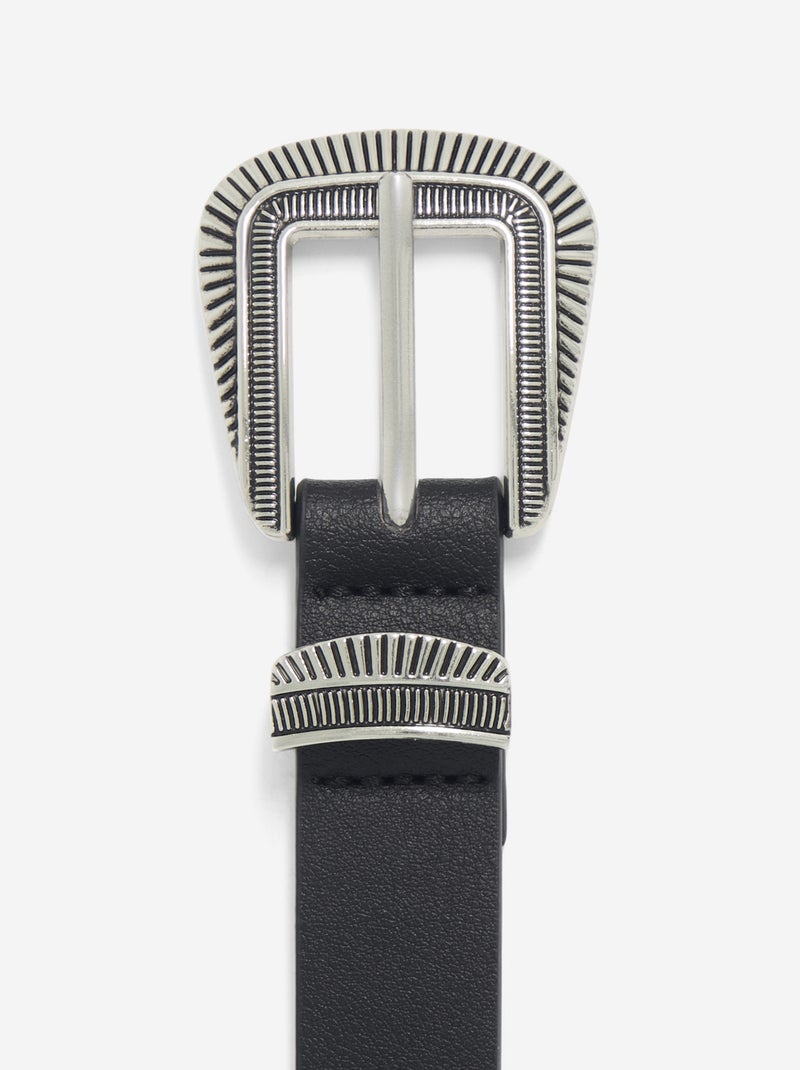 Cinto estilo Western PRETO - Kiabi