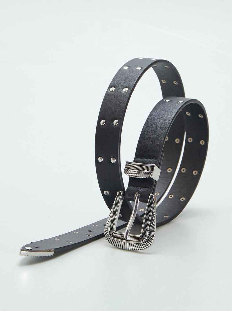 Cinto estilo Western PRETO - Kiabi
