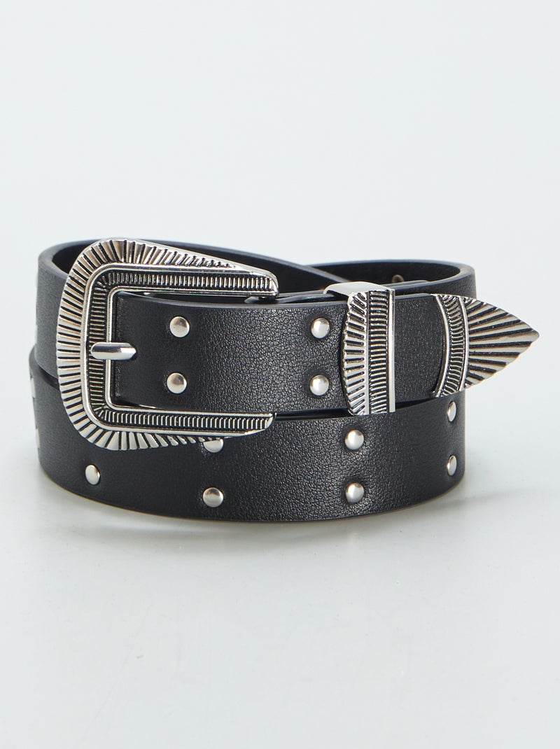 Cinto estilo Western PRETO - Kiabi