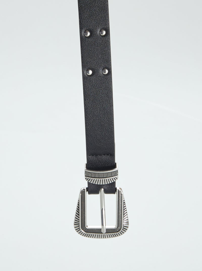 Cinto estilo Western PRETO - Kiabi