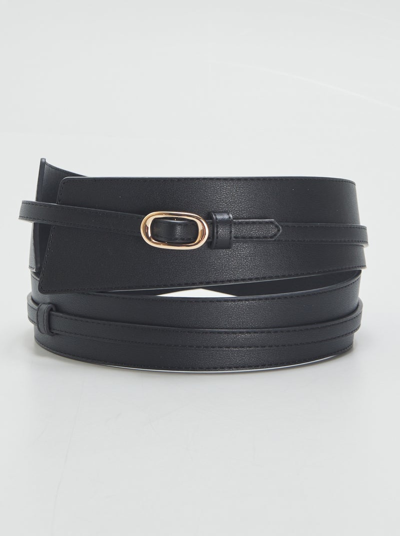 Cinto largo PRETO - Kiabi