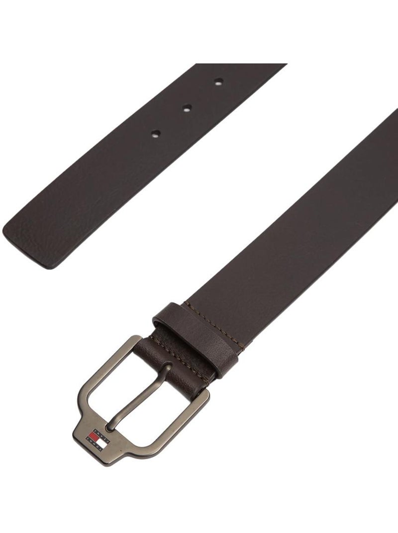 Cinto masculino tommy hilfiger tjm scanton seasonal castanho escuro Castanho-capuccino - Kiabi