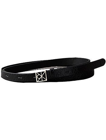 Cinto Preto Calvin Klein Jeans Emblem para Mulher LV04F7048G