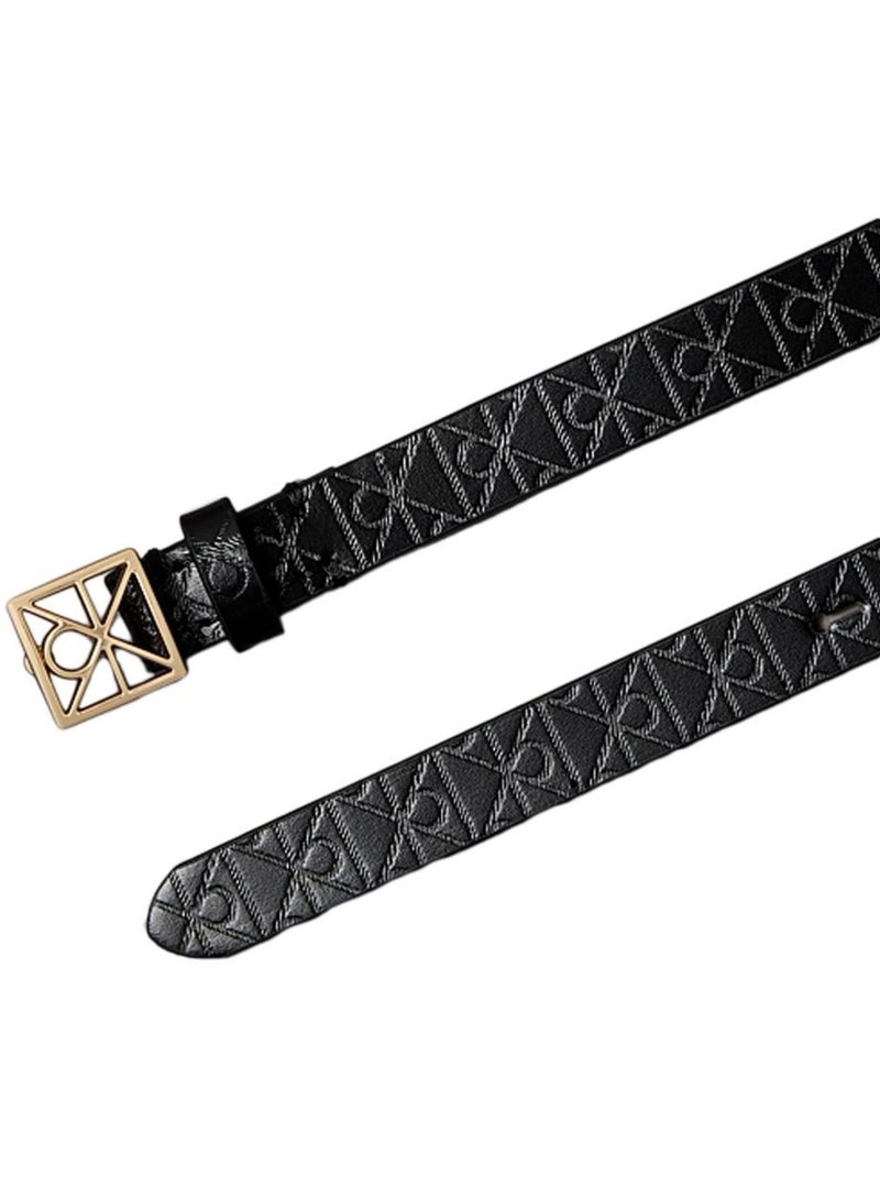 Cinto Preto Calvin Klein Jeans Emblem para Mulher LV04F7048G Preto - Kiabi