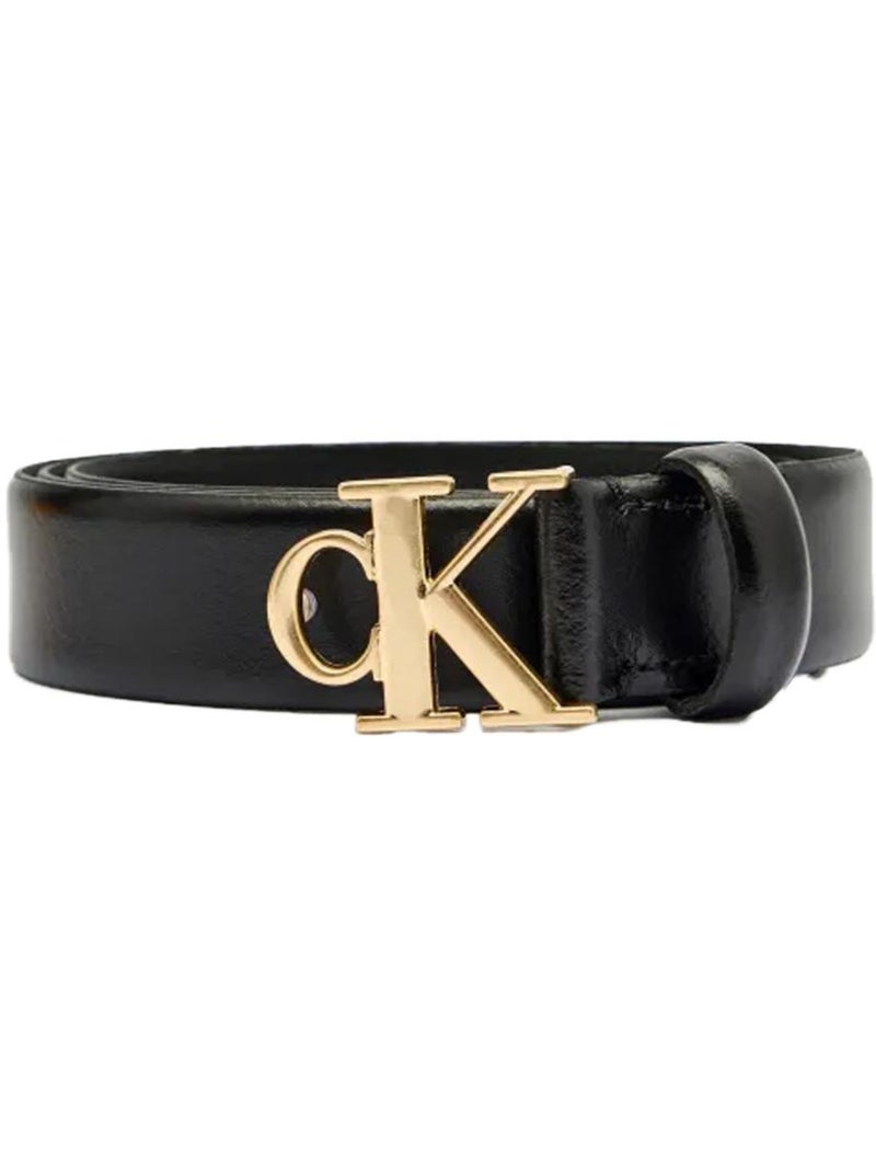 Cinto Preto Feminino Calvin Klein Jeans com Fivela Preto - Kiabi