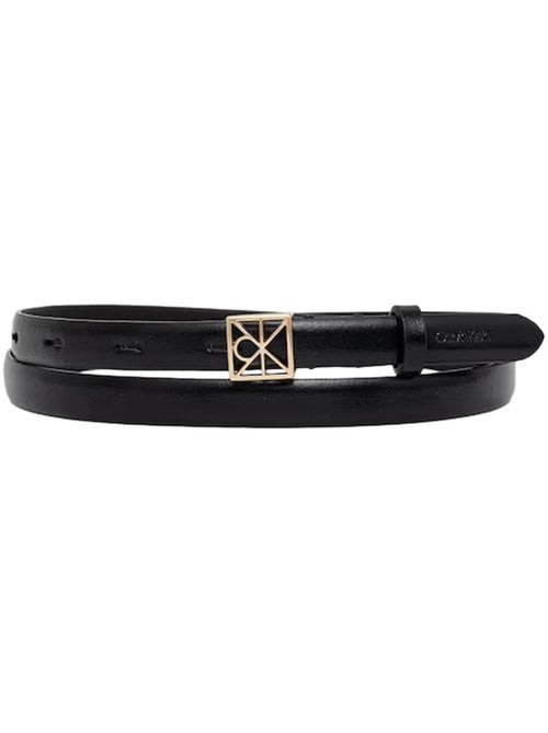 Cinto Preto Feminino Calvin Klein Jeans Fivela 15mm - Kiabi Cinto Preto Feminino Calvin Klein Jeans Fivela 15mm - Kiabi