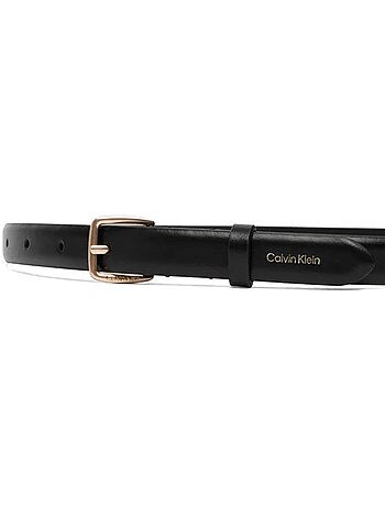 Cinto Preto Feminino Calvin Klein Jeans Fivela Essencial