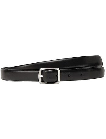 Cinto Preto Feminino Calvin Klein Jeans Fivela Quadrada Slim