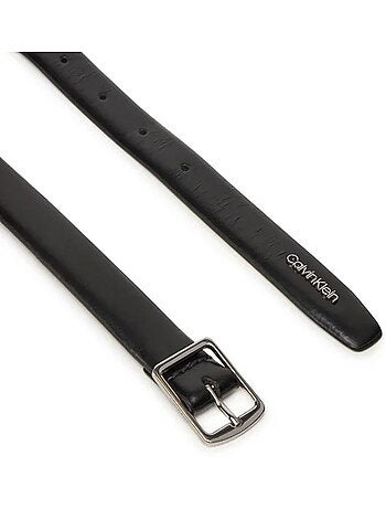Cinto Preto Feminino Calvin Klein Jeans Fivela Quadrada Slim