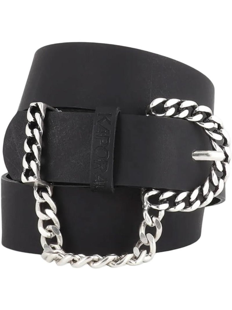 Cinto preto feminino kaporal liame Preto - Kiabi