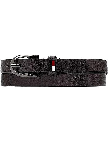 Cinto Preto Feminino Tommy Hilfiger Metallic 2.0