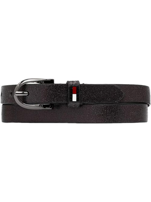 Cinto Preto Feminino Tommy Hilfiger Metallic 2.0 - Kiabi Cinto Preto Feminino Tommy Hilfiger Metallic 2.0 - Kiabi