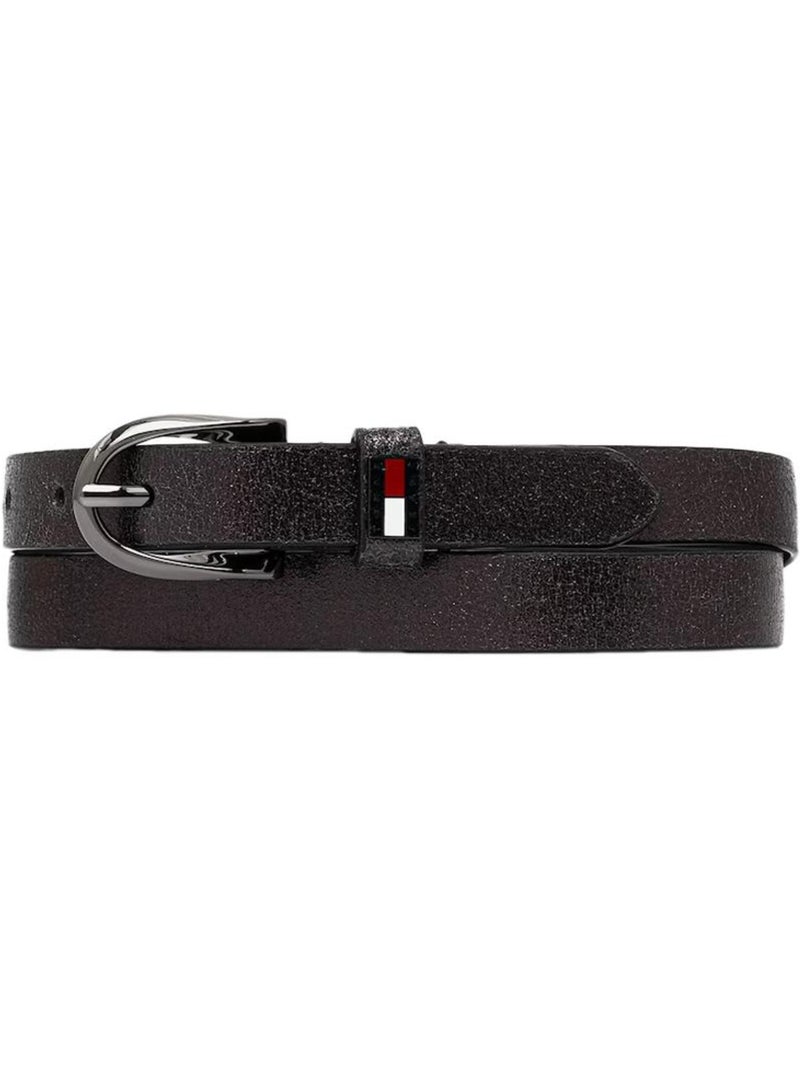 Cinto Preto Feminino Tommy Hilfiger Metallic 2.0 Preto - Kiabi
