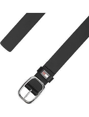 Cinto Preto Feminino Tommy Hilfiger Oval 3.0