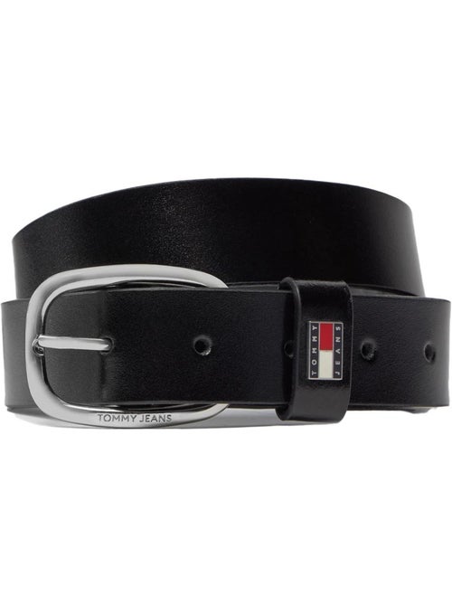Cinto Preto Feminino Tommy Hilfiger Oval 3.0 - Kiabi Cinto Preto Feminino Tommy Hilfiger Oval 3.0 - Kiabi