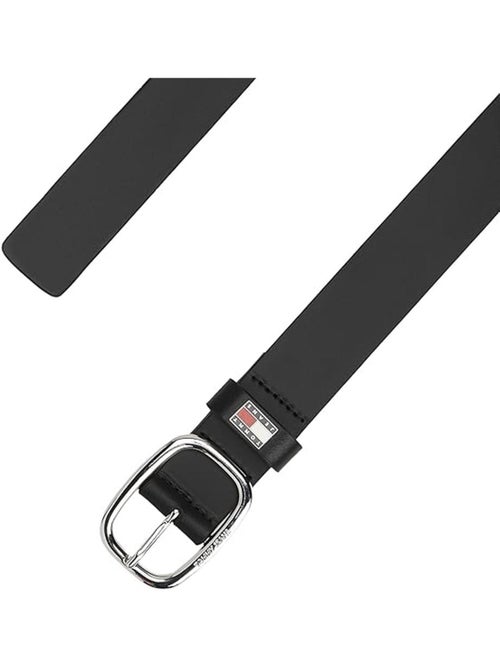 Cinto Preto Feminino Tommy Hilfiger Oval 3.0 - Kiabi Cinto Preto Feminino Tommy Hilfiger Oval 3.0 - Kiabi