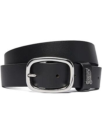 Cinto preto feminino tommy hilfiger tjw oval 3.0