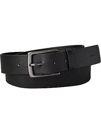 Cinto Preto Masculino Calvin Klein Jeans com Fivela Warmth