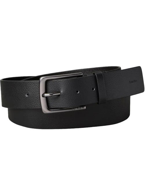 Cinto Preto Masculino Calvin Klein Jeans com Fivela Warmth - Kiabi