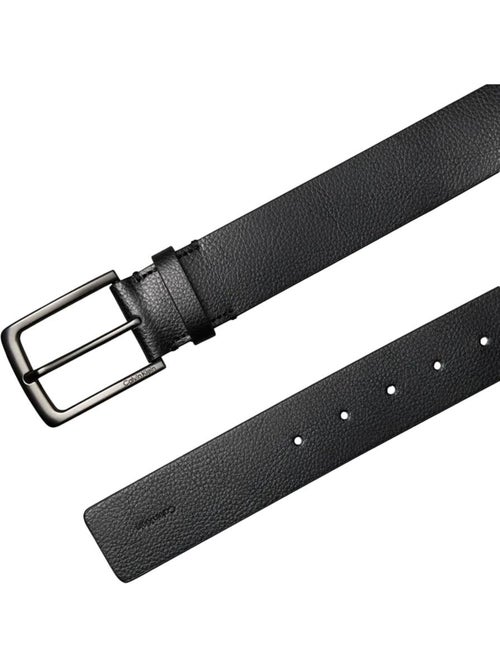 Cinto Preto Masculino Calvin Klein Jeans com Fivela Warmth - Kiabi