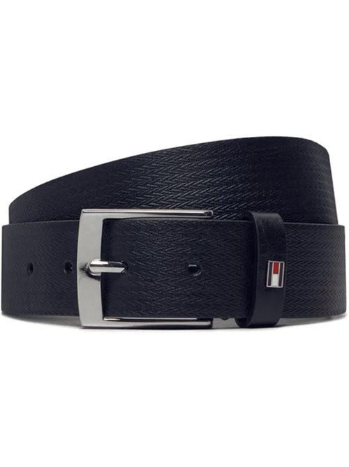 Cinto Preto Masculino Tommy Hilfiger Adan AM0AM13015 - Kiabi