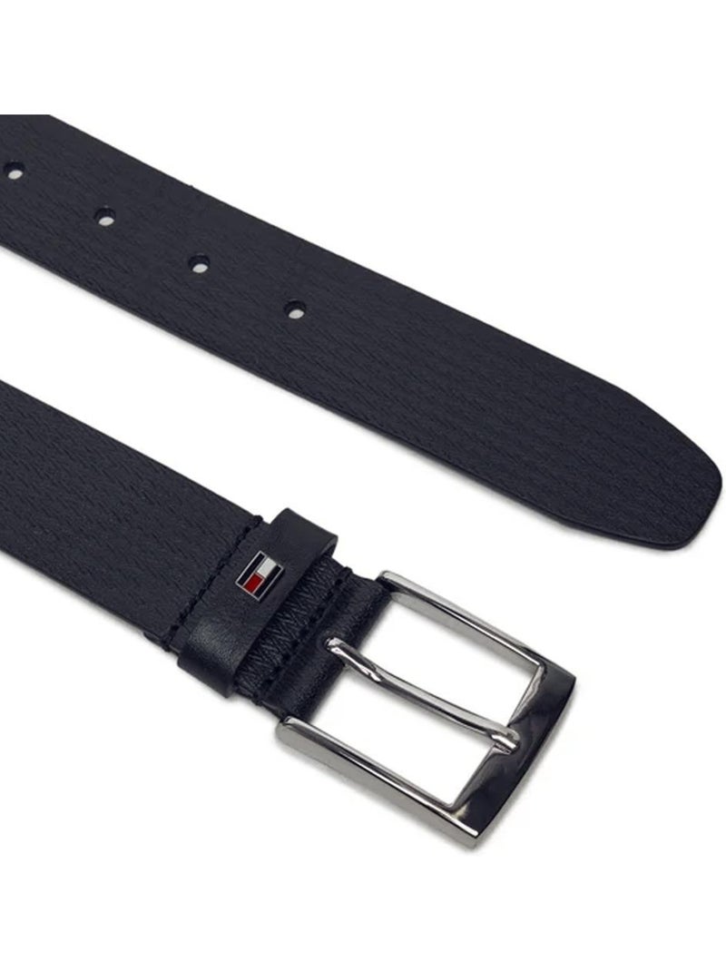 Cinto Preto Masculino Tommy Hilfiger Adan AM0AM13015 Preto - Kiabi
