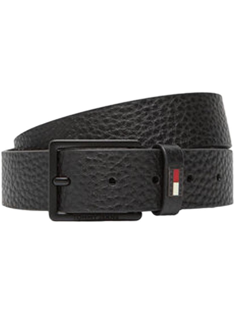 Cinto Preto Masculino Tommy Hilfiger AM0AM13418 Preto - Kiabi