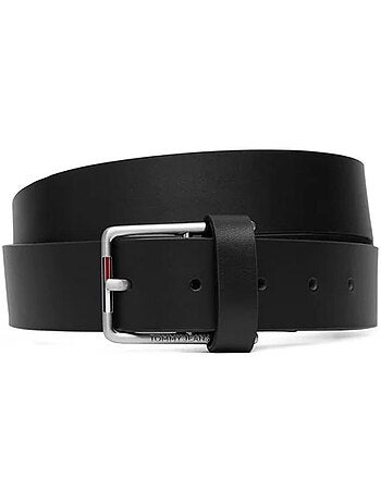 Cinto preto masculino tommy hilfiger tjm austin 3.5