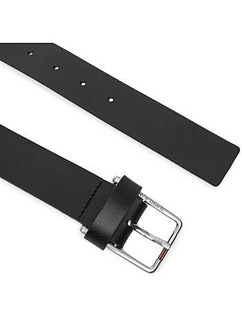 Cinto preto masculino tommy hilfiger tjm austin 3.5