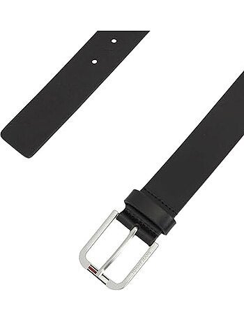 Cinto preto masculino tommy hilfiger tjm austin