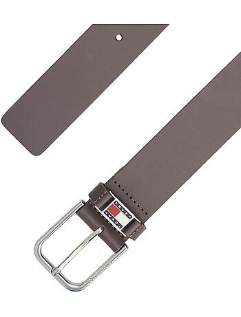 Cinto preto masculino tommy hilfiger tjm scanton 4.0