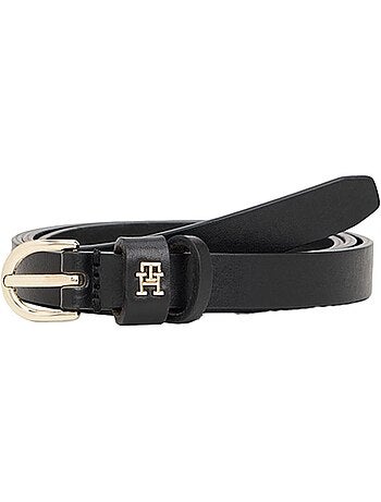Cinto Preto Tommy Hilfiger Essentials para Mulher