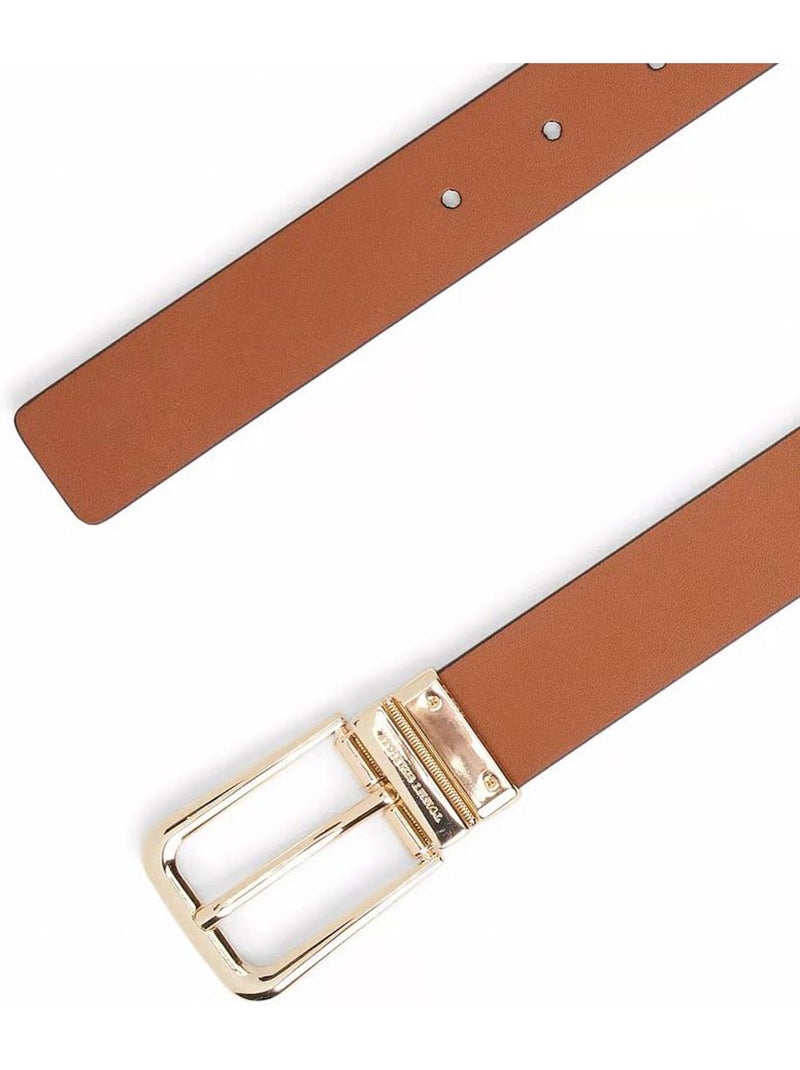 Cinto reversível tommy hilfiger para mulher preto/castanho livre 3.0 Preto - Kiabi