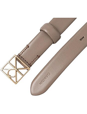 Cinto Taupe Calvin Klein Jeans Emblem para Mulher