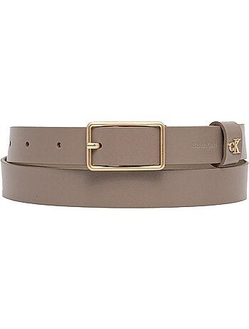 Cinto Taupe Calvin Klein para Mulher com Fivela Quadrada