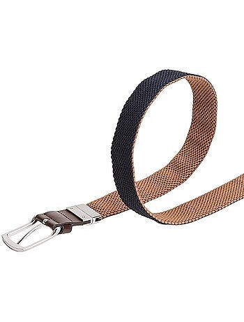 Cinto Tommy Hilfiger Denton em Castanho/Azul-Marinho para Homem