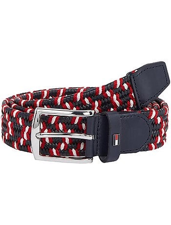 Cinto Tommy Hilfiger Dentons para Homem Azul-Marinho/Vermelho