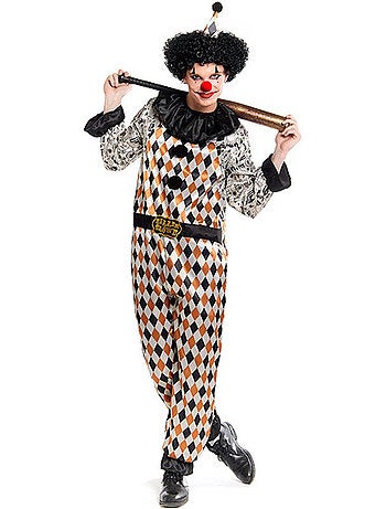 Circo de Horrores com Fantasia de Palhaço
