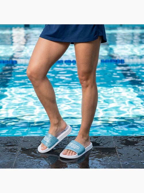 Claquete Mulher Piscina Brilho Leopardo KAPPA - Kiabi