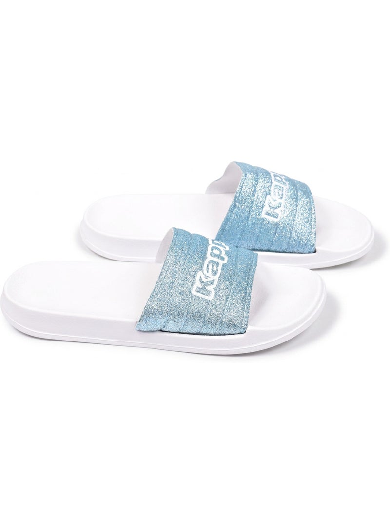 Claquete Mulher Piscina Brilho Leopardo KAPPA Azul - Kiabi