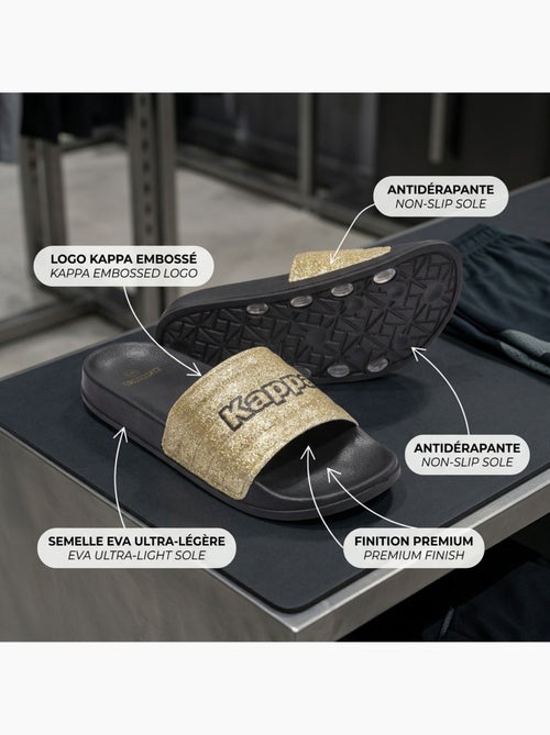 Claquete Mulher Piscina Brilho Leopardo KAPPA - Kiabi