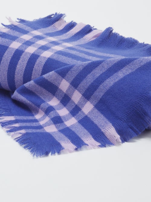 Cobertor aos quadrados 160 x 130 cm - Kiabi Home - Kiabi