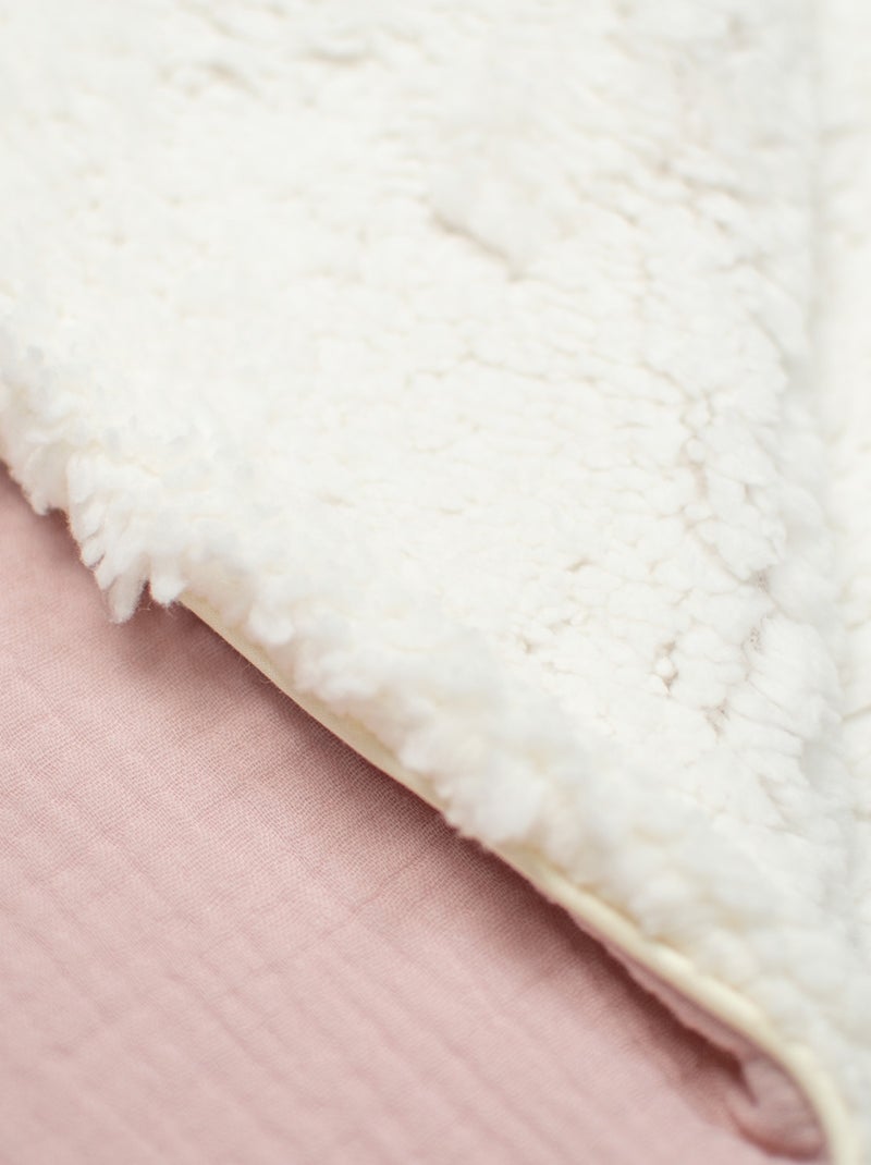Cobertor bebê reversível sherpa | sevira kids Rosa - Kiabi