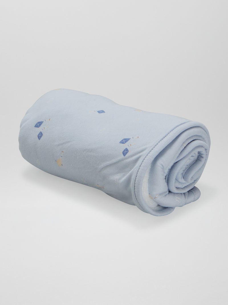 Cobertor com estampado AZUL - Kiabi