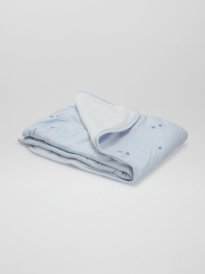 Cobertor com estampado AZUL - Kiabi