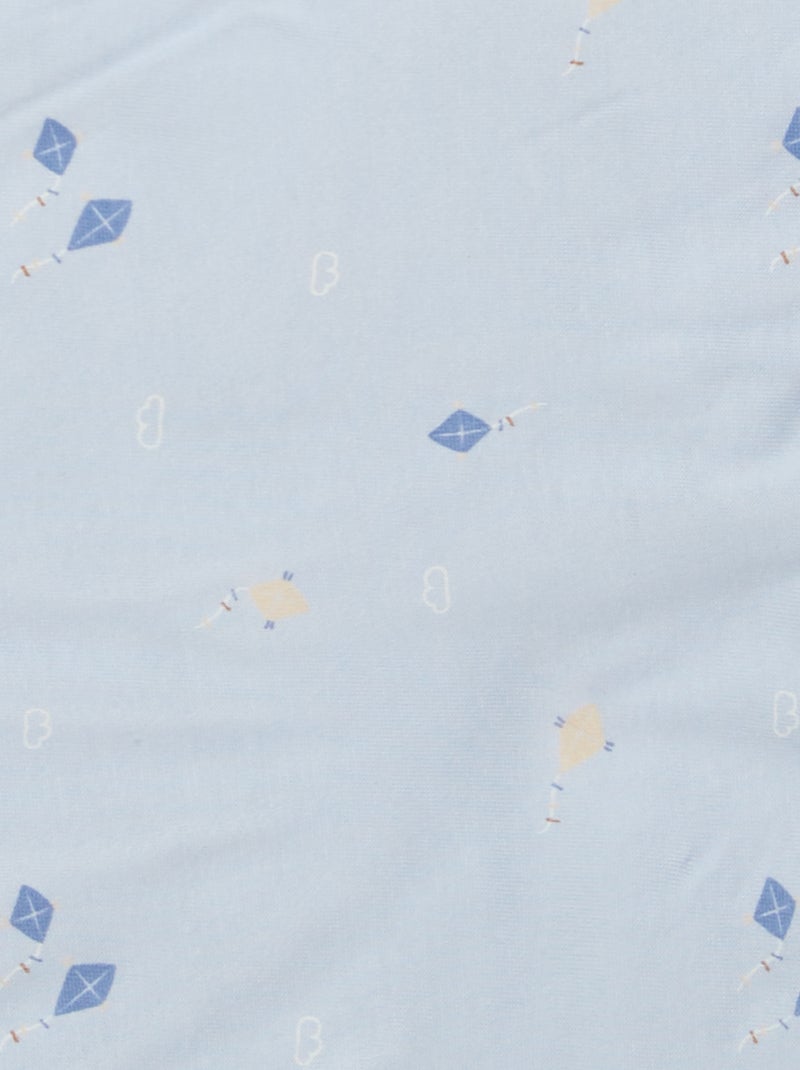 Cobertor com estampado AZUL - Kiabi