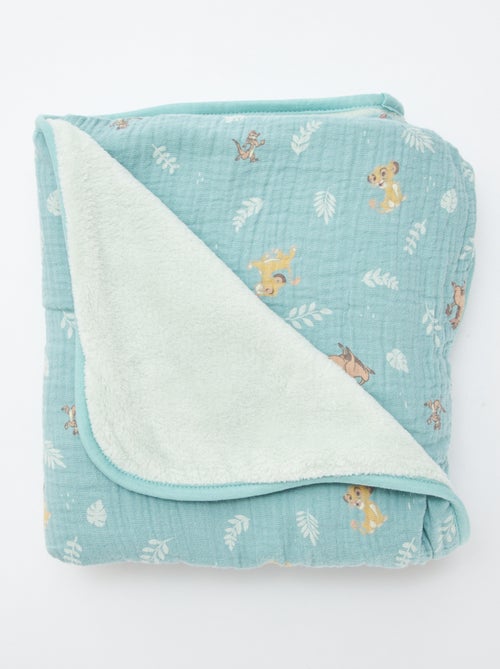 Cobertor de algodão e polar 'Simba' - Kiabi