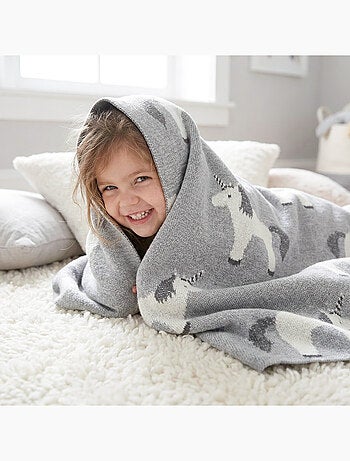 Cobertor de bebê em algodão orgânico gots | sevira kids