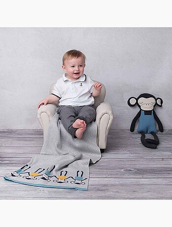 Cobertor de bebê em algodão orgânico gots | sevira kids