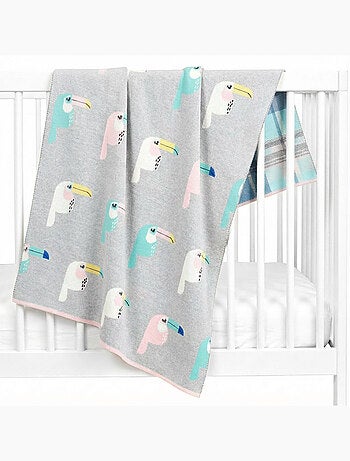 Cobertor de bebê em algodão orgânico gots | sevira kids